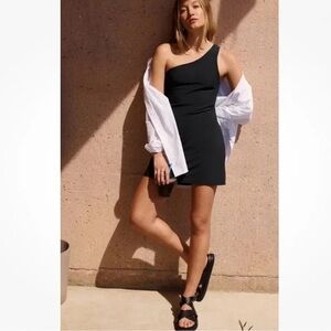 NWT Abercrombie Black One-Shoulder Athletic Dress - Tennis Dress